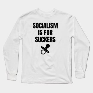 Libertarian Conservative Republican Anarchy Gift Political Design Long Sleeve T-Shirt